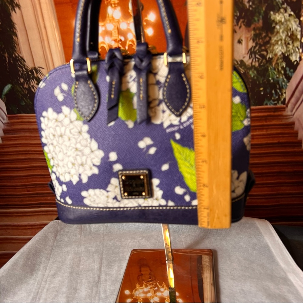 Dooney & Bourke Hydrangea Monogram Bitsy Bag In W… - image 3
